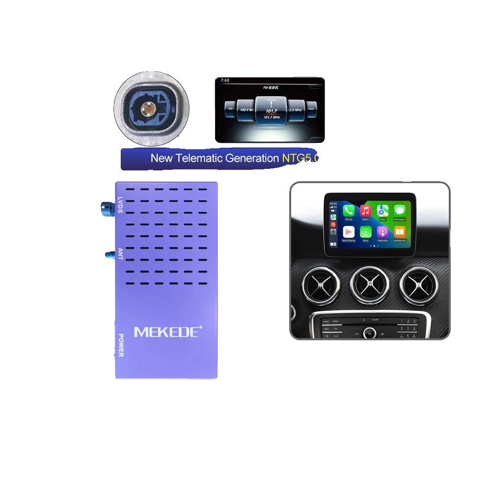 Android Auto Wireless Carplay Ai Box, Plug-and-play-installation, Sprachsteuerung, Ntg5.0 La9 Box
