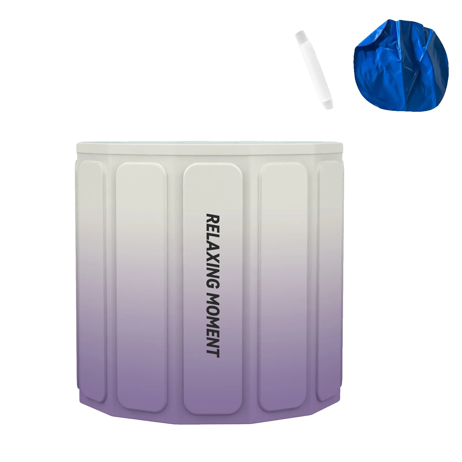Faltbare Badewanne, Umweltfreundliches Material, Benutzerfreundliche Installation, Violett/紫罗兰