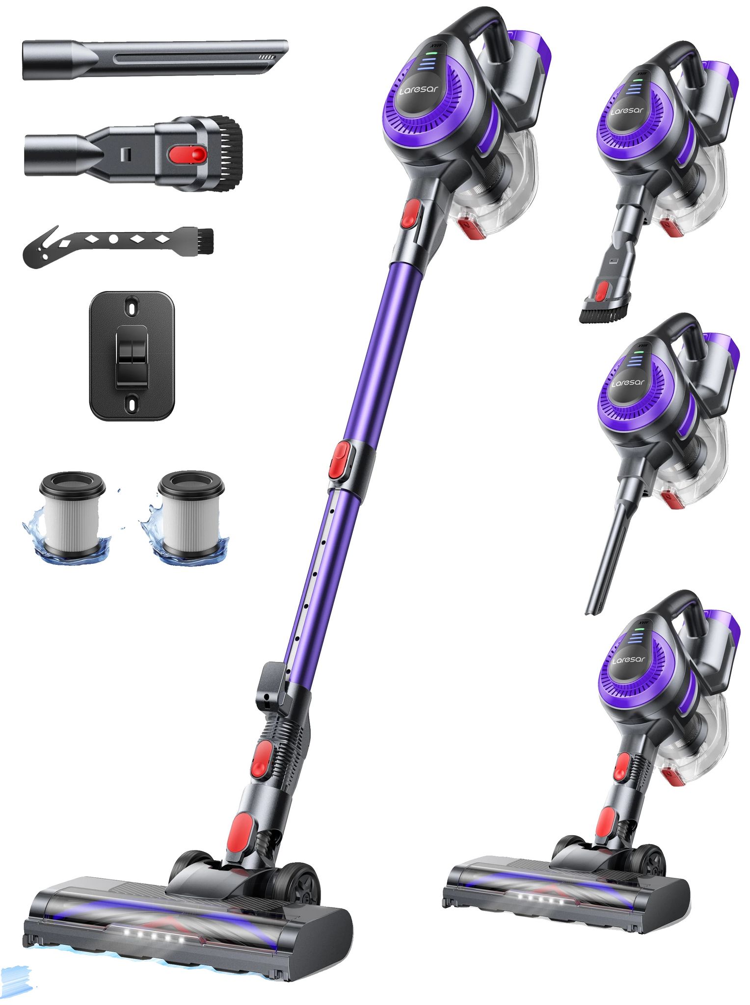 Staubsauger, 38kpa Saugkraft, 45 Min Laufzeit, Eu Stecker, Eu