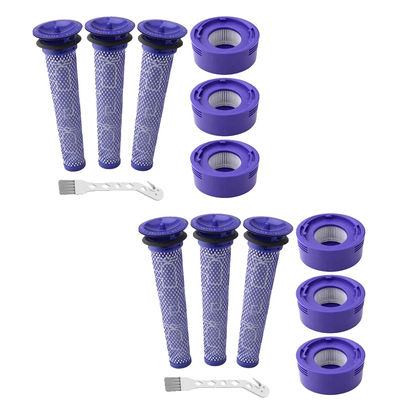 Staubsaugerfilter, Hepa-leistung, Waschbares Design, 6pcs