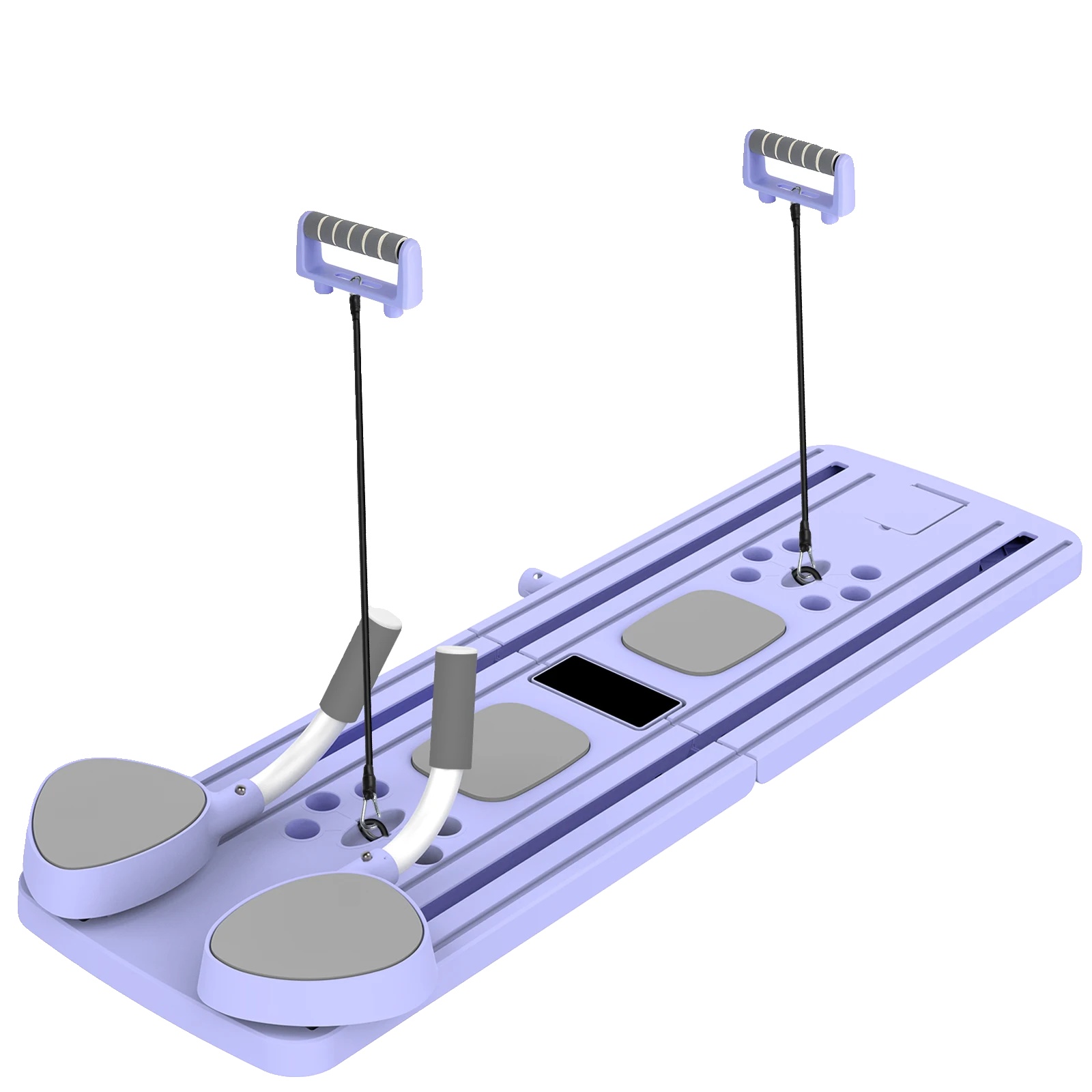 Fitness Board, Verstellbarer Widerstand, Faltbares Design, Lila