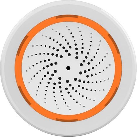 1 Stück Intelligenter Ton- Und Lichtsirenensensor Smart Life Heimsicherheitssystem Für Debuns