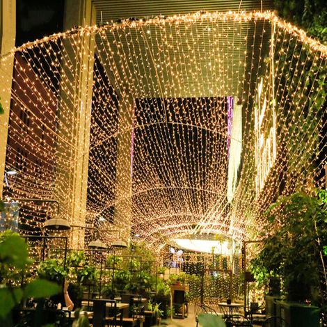100 M Lange Lichterkette Mit 800 Leds Für Karneval, Hochzeiten, Außen-, Garten- Und Innenbeleuchtung (warmweiß)