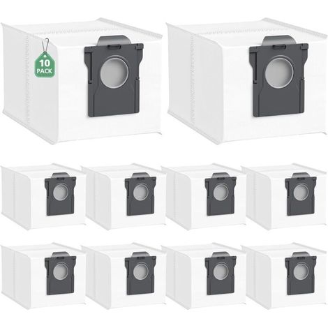 10er-packung Staubsaugerbeutel Für Dreame X40/x50 Ultra/l10s Pro Ultra Heat, L40 Ultra/l10s Ultra Gen 2/mova E30 Ultra/p50 Pro Ultra Staubsauger, Großes Fassungsvermögen 3,2 L