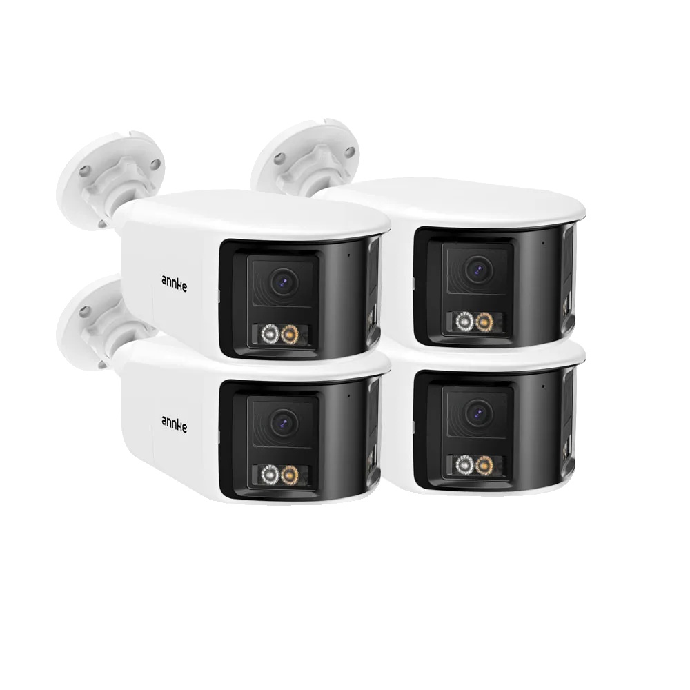 Überwachungskamera, 6mp Klarheit, 180° Sichtwinkel, 4pcs 51fs
