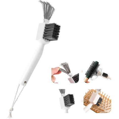 2-in-1 Reinigungswerkzeug Für Haarbürsten – Verstärkte Stahlkrallen – Gründliche Reinigung Von Tierhaarbürsten – Tastaturen