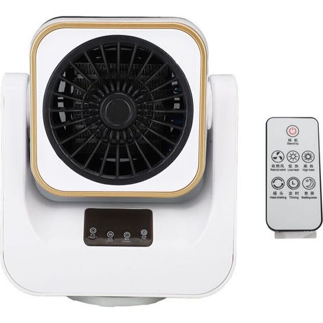 2-in-1-kühlradiator – Kleiner Kombinationslüfter – Digitale Led-anzeige – Weiß