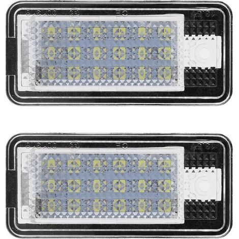 2-teiliges Auto-led-nummernlicht-set (hop-lpl0114) Für Audi A3 S3 A4 S4 B6 B7 A6 C6 S6, Debuns
