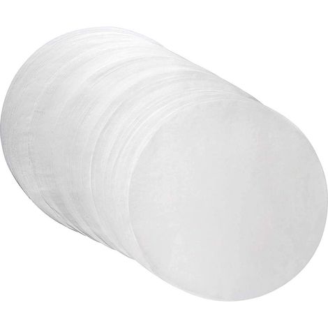 200 Runde Pergamentpapierbögen (20 Cm) – Ideal Zum Backen Von Kuchen, Im Backofen, Für Aufläufe, In Der Heißluftfritteuse, Für Käsekuchen Und Zum Pressen.