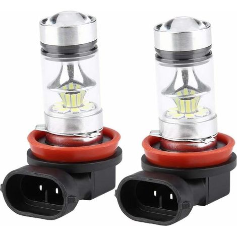 2x H8 H9 H11 6000k Superweiß 100w Led-scheinwerferlampen Nebelscheinwerfer-set Auto-fahrlicht