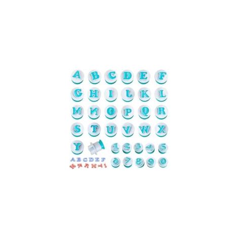 36-teiliges Ausstechformen-set Mit Alphabet Und Zahlen, Zahlen- Und Buchstabenformen Für Zuckerpaste, Alphabet-stempel Für Gebäck, Schokoladenfondantformen, Gebäckausstecher, Keks-prägestempel