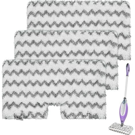 3er-pack – Kompatibel Mit Shark Dampfmopp-zubehör: Reinigungstücher/pads (modelle S3500, S3501, S3601, S3801, S39)