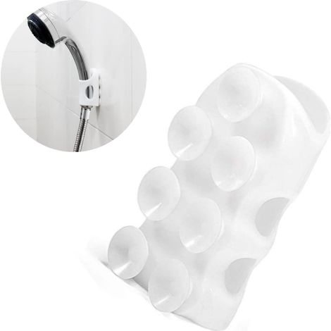 4-teiliger Duschkopfhalter, Silikon-duschkopfhalter, Verstellbarer Duschkopfhalter, Wandmontage, Saugnapfhalter, Geeignet Für Standard-duschschläuche