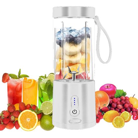 590-ml-becher – Tragbarer Standmixer – Einzelportionsmixer Für Smoothies Und Milchshakes – Nachfüllbar – 6 Edelstahlklingen – Ideal Für Reisen, Fitnessstudio Und Büro
