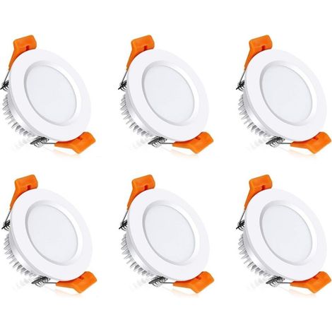7,6 Cm (3 Zoll) Led-einbaustrahler – Geeignet Für Verschiedene Decken- Und Balkentypen, 6er-packung