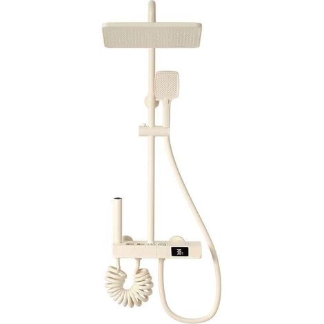 Aufputz-duschsystem – Thermostat-armatur Für Wandmontage – Hochdruck-deckendusche – Handbrause – Badewannen-füllarmatur