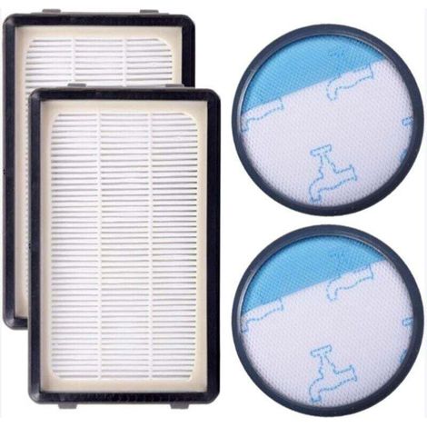 Alovez – 4er-pack Filter Für Rowenta Staubsauger Zr005901 – 2 Hepa-filter Und 2 Schaumstofffilter – Kompatibel Mit Den Modellen Ro3718ea, Ro3724ea, Ro3731ea, Ro3753ea Und Ro3786ea