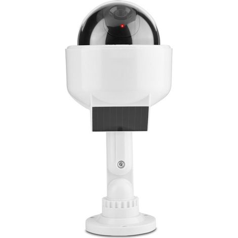 Attrappe Einer Kamera: Realistische, Kuppelförmige Solar-überwachungskamera Für Den Innen- Und Außenbereich In Haus/lagerhalle
