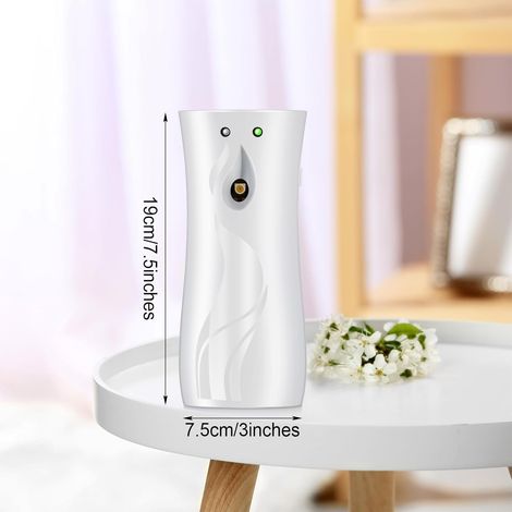 Automatischer Duftdiffusor In 2 Teilen, 175 Ml (6,2 Oz), Aus Abs-kunststoff, Zum Aufstellen Auf Einer Oberfläche Oder Zur Wandmontage, Für Zuhause, Einkaufszentren, Hotels, Büros Und Schlafzimmer (wei