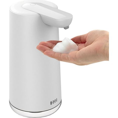 Automatischer Schaumseifenspender – 2 Schaumstufen – Usb-aufladbar – Berührungslos – Weiß – Ideal Für Badezimmer, Küchen, Hotels Und Restaurants