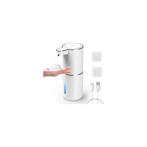 Automatischer Seifenspender, 380 Ml, Berührungsloser, Nachfüllbarer Schaumseifenspender, Wandmontierter Elektrischer Handseifenspender, Wasserdicht, Für Küche Und Bad