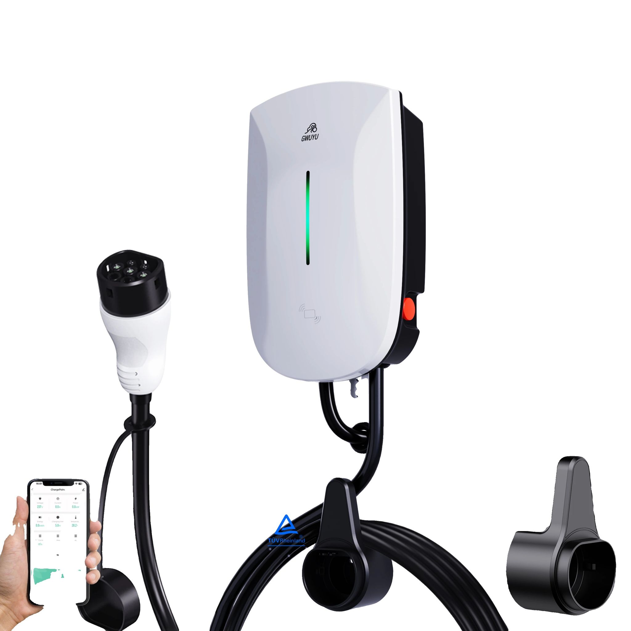 Ev-ladestation, App-steuerung, Breite Kompatibilität, App 7kw 32a 1phase, Typ2-b
