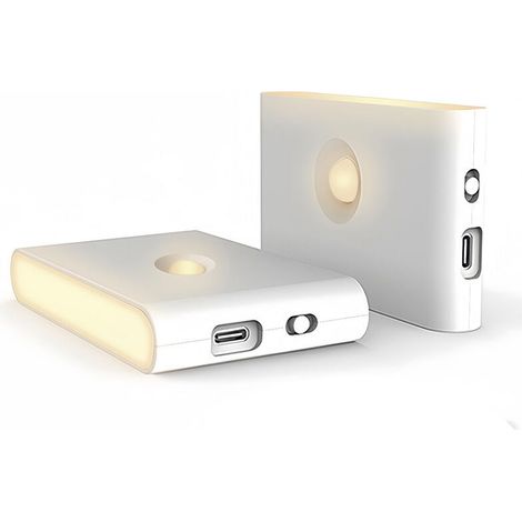 Bewegungsaktiviertes Nachtlicht – Magnetische Befestigung, Ideal Für Badezimmer Und Flure – 2er-pack, Warmweißes Licht, Runde Form