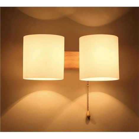 Bewegungsmelder-wandleuchte – Ideal Für Schlafzimmer, Treppenhäuser Etc. – 1 Stück, Zylindrisch Mit Doppelkopf, Warmweißes Licht