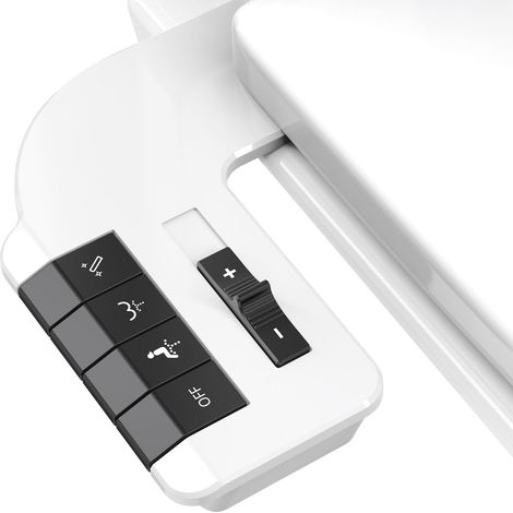 Bidet-zubehör Für Toilette – Einzigartige, Einziehbare Doppeldüse – Selbstreinigend, Nicht Elektrisch – Einstellbarer Wasserdruck – Kaltwasserstrahl