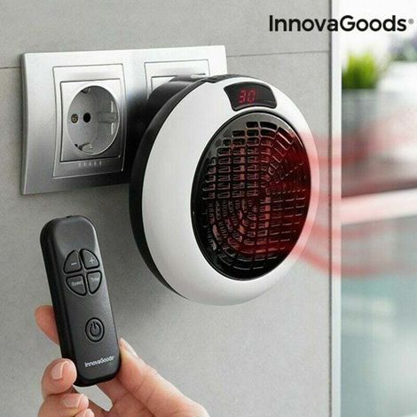 Debuns Innovagoods 600w Keramik-steckdosenheizkörper Mit Fernbedienung