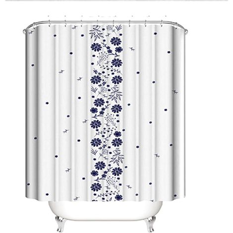 Das 4-teilige Set Beinhaltet Einen Bedruckten Duschvorhang, Einen Wasserdichten Badewannenvorhang, Eine Badematte, Eine Wc-matte Und Eine Rutschfeste Und Saugfähige Badezimmermatte. Abmessungen
