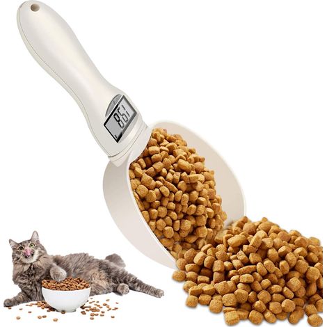 Digitale Küchenwaage, Genauigkeit 1 G, Kapazität: 800 G, Lcd-bildschirm, Abnehmbarer Messlöffel Für Trockenfutter, Milchpulver, Gewürze Und Andere Lebensmittel.