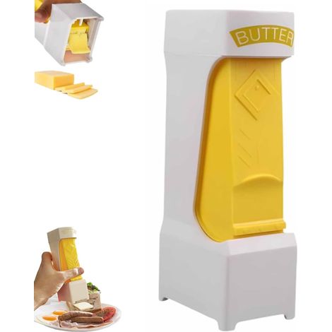Ein-knopf-butterschneider, Ein Butterschneider Mit Aufbewahrungsbox, Effizienter Butterspender Aus Edelstahl Für Brot, Kuchen, Kekse (1 Stück)