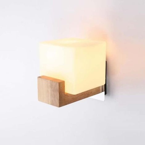 Einfache Wandleuchte Mit Bewegungsmelder – Ideal Für Schlafzimmer, Treppenhäuser Usw. – 1 Stück, Quadratisch, Weißes Licht