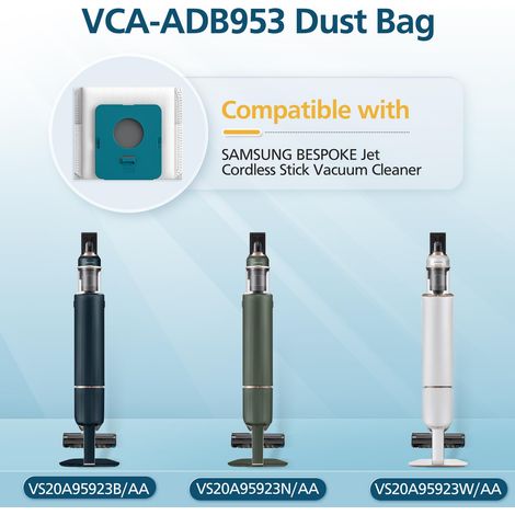 Ersatzstaubbeutel Kompatibel Mit Modell Vca-adb953 (10er-packung), Kompatibel Mit Samsung Modellen Vca-adb95, Vs20a95923b/aa, Vs20a95923n/aa Und Vs20a959233 W/aa.