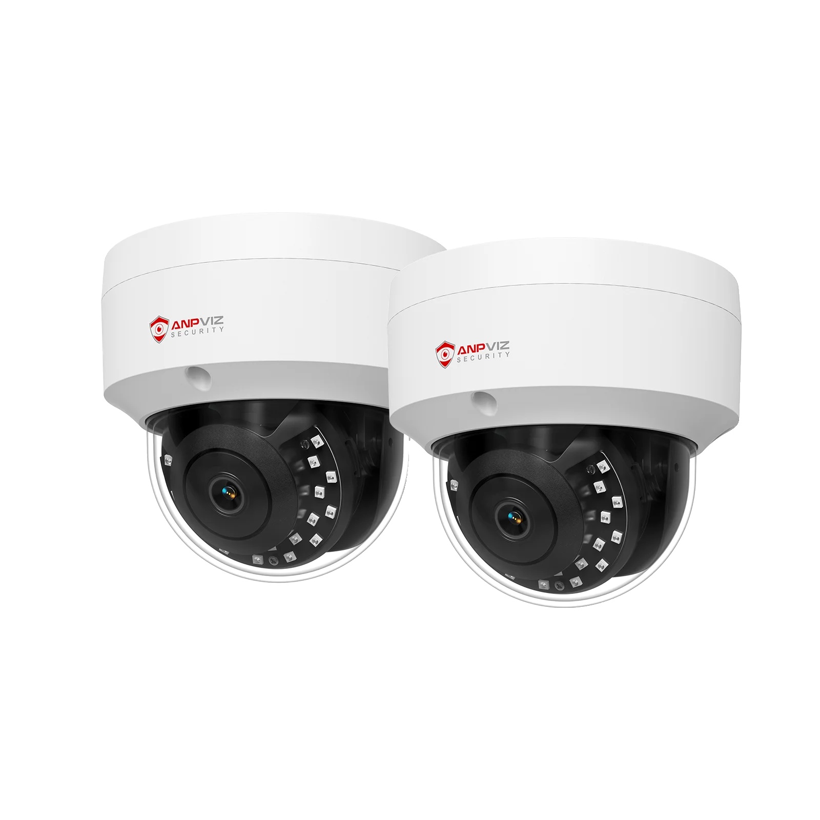 Ip-dome-kamera, 4mp Auflösung, Wetterfestes Design, 2pc 4mp Weiße Farbe, 2.8mm