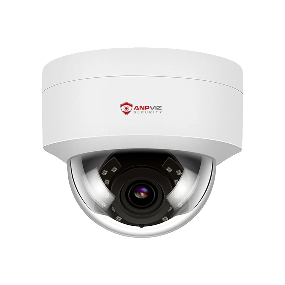 Ip-dome-kamera, 4mp Auflösung, Wetterfestes Design, 5mp Weiße Farbe, 2.8mm-a
