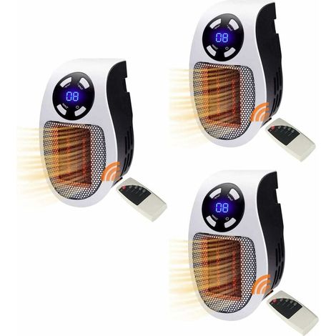 Experiences Heater Pro X, Ein Elektrischer Heizlüfter Mit Fernbedienung Und Überhitzungsschutz, 3-teiliges Set