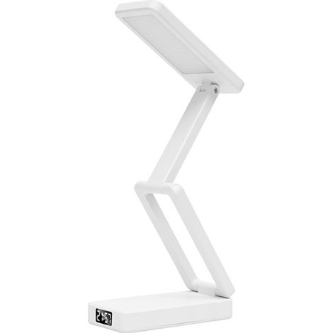 Faltbare Led-schreibtischlampe – Usb-aufladbar, Drei Farbtemperaturen – Geeignet Für Schlafzimmer, Büros Usw. – 1 Stück, Weiß