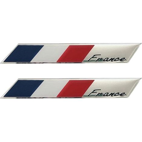 Frankreich-autoaufkleber, 6 Stück 3d-aufkleber Mit Französischer Flagge, Geeignet Für Die Autodekoration, Außenzubehör, Von Debuns