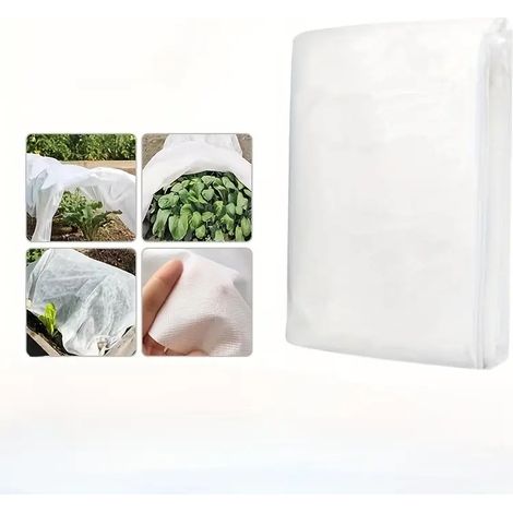 Frostschutzabdeckung Für Pflanzen – 2 M X 10 M, Aus Vliesstoff – Gartenabdeckung Geeignet Für Pflanzen, Schutz Vor Frost, Winterfrost, Überhitzung Und Insekten