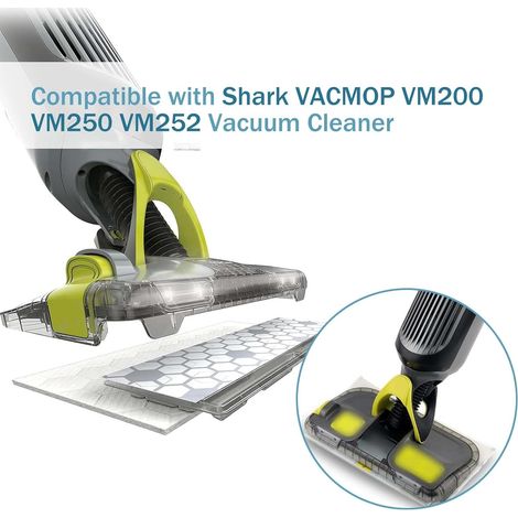 Geeignet Für 20 Nachfüllpackungen Reinigungstücher, Kompatibel Mit Shark Vacmop Staubsaugern, Einschließlich Der Modelle Vm252, Vm251, Vm200, Vm200c, Vm190, Vm252c, Qm250, Vm250 Und Vc205 (für Hartböd