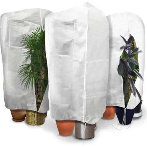 Gefrierbeutel Für Winterpflanzen Mit Kordelzug Und Reißverschluss – 2 M X 2,4 M – 3 Stück