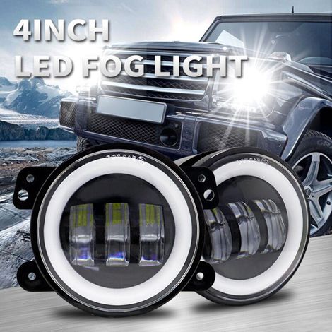 General Motors 4-zoll-led-nebelscheinwerfer Für Jeep Wrangler, Jeep Jk Und Tj – 2 Stück, Von Debuns