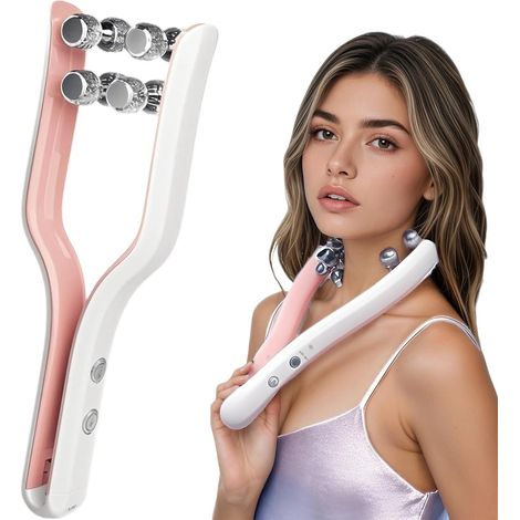 Gesichtsroller-massagegerät Zur Beseitigung Eines Doppelkinns Und Zur Straffung Des Gesichts. 3 Elektrostimulationsmodi. Strafft Das Doppelkinn Und Bekämpft Falten. Verabschieden Sie Sich Von Einem Do