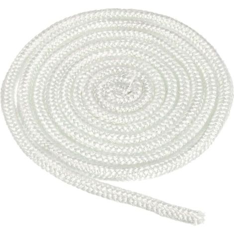 Glasfaser-dichtung Für Holzöfen Zum Austausch Von Kaminofentüren – 12 Mm X 2,5 M, Weiß