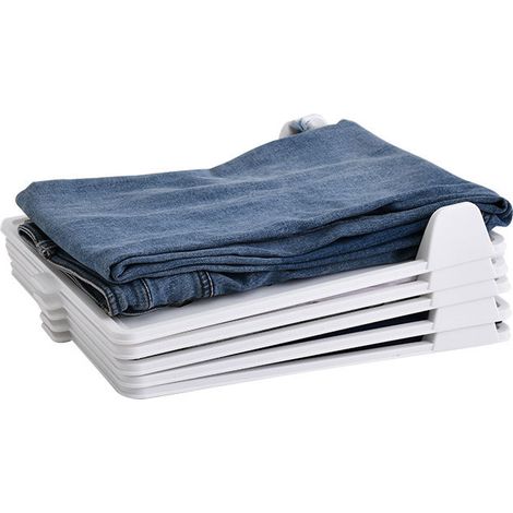Hemdenorganizer Für Den Kleiderschrank, Aufbewahrungsregale Fürs Schlafzimmer, Stapelbare Aufbewahrungsboxen Für Zuhause, Robust Und Langlebig, Kleiderfaltbrett, L