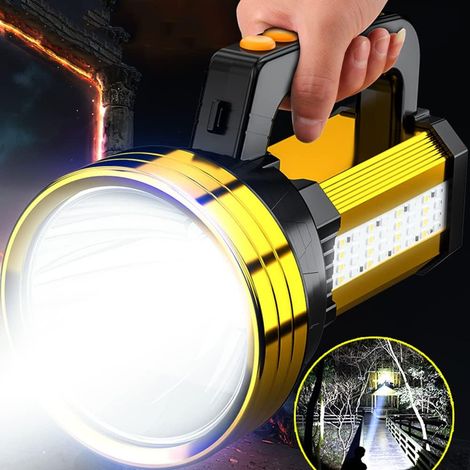 Hochleistungsfähige Led-taschenlampe Für Den Außenbereich, Multifunktionaler Scheinwerfer, P50-lampe Mit Docht Und Dimmfunktion, Ideal Zum Wandern, Campen Und Für Notfallsituationen