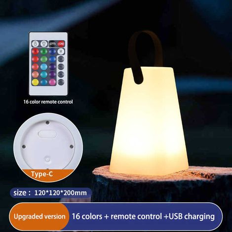 Ip44 Kabellose Tischleuchte - Tragbare, Wiederaufladbare Led-lampe Für Den Innen- Und Außenbereich, Flammenlose Beleuchtungslösung Für Terrasse, Bar Und Inneneinrichtung (d, 12 X 20 Cm)