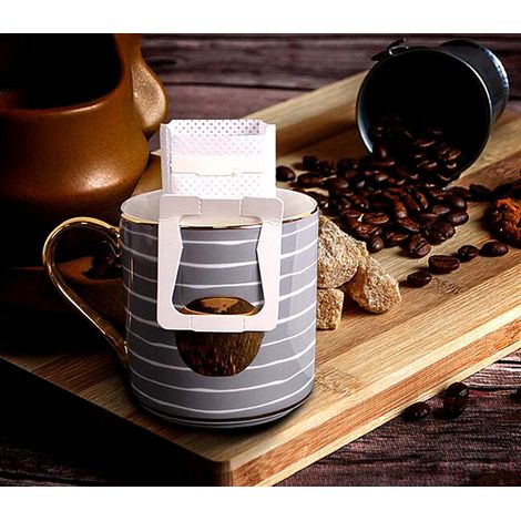 Kaffeefilterbeutel, 100 Stück Einweg-filterbeutel Für Filterkaffee, Geeignet Für Zuhause, Reisen Und Büro.